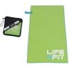Prosop Fitness DHS Fitness Quick Dry Microfibra 70x140 cm Verde - Uscare Rapida, Ideal Sport, Yoga, Calatorii