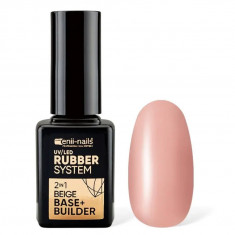 Enii Rubber System 2in1 Base și Builder, Beige, 11ml