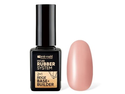 Enii Rubber System 2in1 Base și Builder, Beige, 11ml foto