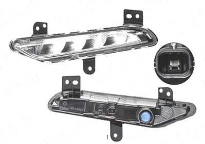 Proiector de zi , Daytime running Fiat Talento, 06.2016-, fata, Stanga, LED, VALEO foto
