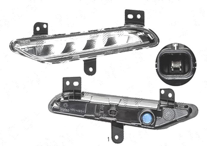 Proiector de zi , Daytime running Fiat Talento, 06.2016-, fata, Stanga, LED, VALEO