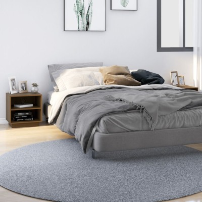 vidaXL Noptiere, 2 buc, maro miere, 40x34x40 cm, lemn masiv de pin 813332 foto