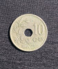 Moneda 10 centimen 1925 Belgia, Europa