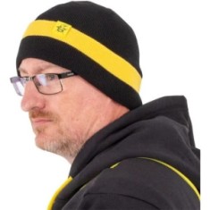 Caciula Black Cat Beanie Hat, Black-Yellow foto