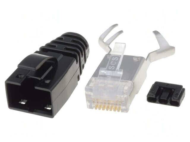 Mufă RJ45 Ecranată 8p8c IDC Crimpată