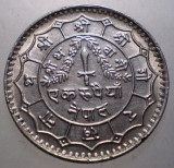 7.842 NEPAL 1 RUPEE RUPIE 2034/1977 XF