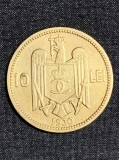 Moneda 10 lei 1930 Heaton