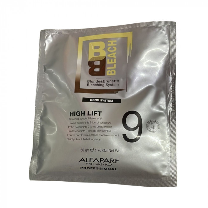 Pudra decoloranta, Alfaparf, BB Bleach Easy Lift 9 trepte, 50gr.