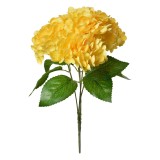 Cumpara ieftin Hortensie artificiala galbena verde 23x23x45 cm