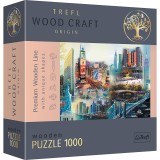 PUZZLE TREFL DIN LEMN 1000 PIESE NEW YORK, TREFL Lemn 1000P