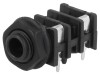 Soclu Jack 6,3mm Mono cu &Icirc;mpăm&acirc;ntare THT