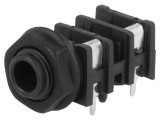 Soclu Jack 6,3mm Mono cu &Icirc;mpăm&acirc;ntare THT