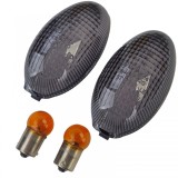 Lentila semnalizatoare motocicleta Lentile semnalizatoare fumurii potrivite pentru Ducati Monster / Victory Performance AutoTuning