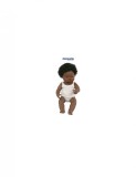 Papusa fetita africana Miniland 38 cm