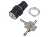 Comutator rotativ cu cheie EAO 22mm Poz.i stab: 2 fără IP65 46
