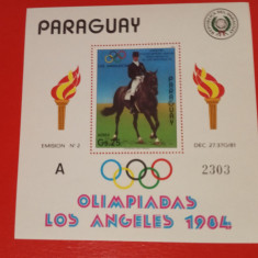 PARAGUAY, SPORT LOS ANGELES - COLIȚĂ MNH