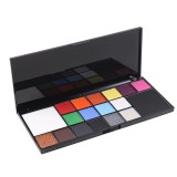 Cumpara ieftin Paleta vopsele pentru fata si corp, 18 culori, pe baza de apa, pentru petreceri, evenimente, multicolor, 18 x 8 x 1.4 cm