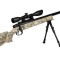 SNIPER AIRSOFT M24 AWP,TEAVA METALICA CALIBRU 6MM,MASOARA 1,20CM,LUNETA,500 BILE