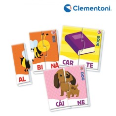 Joc Educativ Clementoni Agerino Silabe, Multicolor, 60 Piese, V&acirc;rsta 4+ Ani