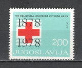 Iugoslavia.1978 100 ani Crucea Rosie SI.450, Nestampilat