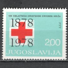 Iugoslavia.1978 100 ani Crucea Rosie SI.450