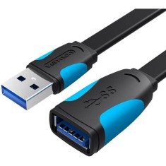 Cablu prelungitor Vention, USB 3.0 (T) la USB 3.0 (M), 2m, 5 Gbps, , PVC, negru, &amp;quot;VAS-A13-B200&amp;quot; (timbru verde 0.08 lei) -6922794719392 foto