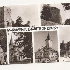 F2 - Carte Postala - Monumente Istorice din Brasov, circulata 1968