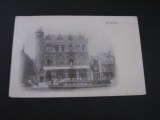 Hotel &quot;Caf&eacute;-Restaurant de Vijf Werelddelen&quot; Rotterdam - Carte Poștală Olanda (cel mai probabil din perioada 1910&ndash;1940), Necirculata, Printata