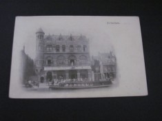 Hotel &quot;Caf&eacute;-Restaurant de Vijf Werelddelen&quot; Rotterdam - Carte Poștală Olanda (cel mai probabil din perioada 1910&ndash;1940)