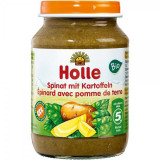 Piure din Spanac si Cartofi pentru Copii Fara Gluten +5 luni Eco 190 grame Holle
