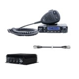 Pachet Statie Radio CB PNI Escort HP 6500 AM/FM/SSB cu Amplificator 100W si Cablu R50