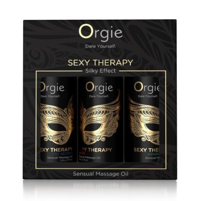 Set 3 Uleiuri de Masaj Orgie Sexy Therapy Silky Effect, 3x30 ml foto