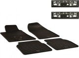 Set Covorase Auto Cauciuc Umbrella Pentru Toyota Avensis (2003-2008) + Suport Numar Inmatriculare Mega Drive Simplu Set 2 Buc