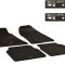 Set Covorase Auto Cauciuc Umbrella Pentru Toyota Avensis (2003-2008) + Suport Numar Inmatriculare Mega Drive Simplu Set 2 Buc