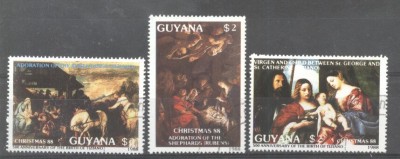 Guyana 1988 Paintings, Religion, used A.58 foto