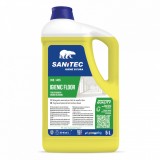 Detergent concentrat pardoseli, profesional, Sanitec Igienic Floor, flori de portocal si Bergamota, bidon 5L, SAN1435