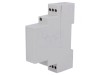 Carcasă pentru șină DIN, gri, 90x17x71mm