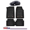 Covorase Auto TeamCar&reg; Tip Tavita Compatibile Mercedes-Benz B-Class W245 (2005&ndash;2011) Negru Material Rezistent, Cauciuc, Oem
