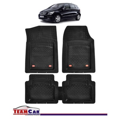 Covorase Auto TeamCar&amp;reg; Tip Tavita Compatibile Mercedes-Benz B-Class W245 (2005&amp;ndash;2011) Negru Material Rezistent foto