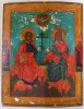 Icoana Ruseasca Sfanta Treime Secol XIX, Tempera/Lemn 48.5x35cm, Certificat Autenticitate