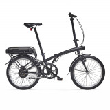 Bicicletă electrică pliabilă E FOLD 100 negru, Btwin