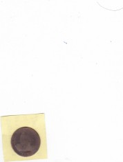 MONEDA - SPANIA - CINCO CENTIMOS -ANUL 1870 ALFONSO XII -starea care se vede