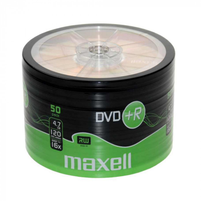 Maxell - DVD+R, 4.7Gb, 16X , Maxell , set 50 buc