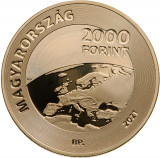Ungaria 2000 Forint 2021 Presedintia Consiliul Uniunii Europene BU, Europa