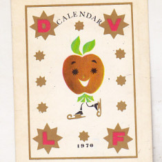 bnk cld Calendar de buzunar - 1970 - Directia Valorificare Legume Fructe