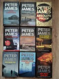 Peter James &ndash; set 9 romane politiste, in limba engleza,