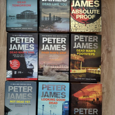 Peter James – set 9 romane politiste, in limba engleza,