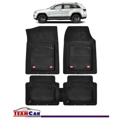Covorase Auto TeamCar&amp;reg; Tip Tavita Compatibile Jeep Grand Cherokee WK2 (2011&amp;ndash;2021) Negru Material Rezistent foto