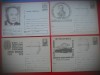 HOPCT LOT 4233 - 4 CARTI POSTALE - PERSONALITATI MEDICALE-DR SCARLAT LONGHIN-DR VICTOR GOMOIU- -NECIRCULATE, Necirculata, Printata