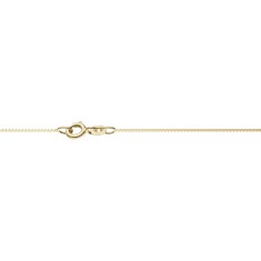 Lant din Aur 14K, lungime 45 cm, model Box Chain 0.7 mm, inchidere cu Spring Ring